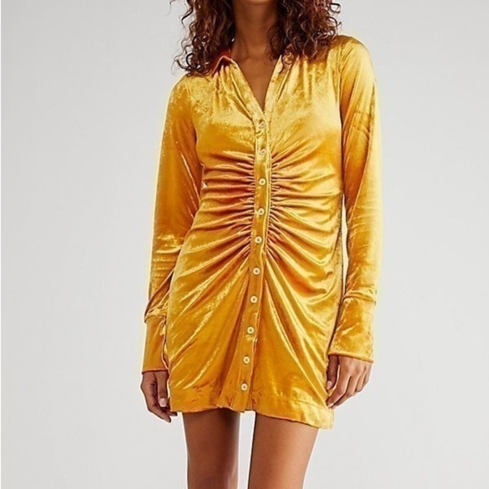 Free People Shayla Velvet Mini NWOT